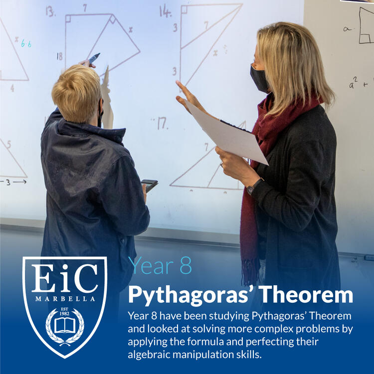 Year 8 have been studying Pythagoras’ Theorem