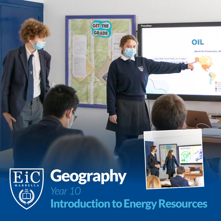 Year 10 - Introduction to Energy Resources