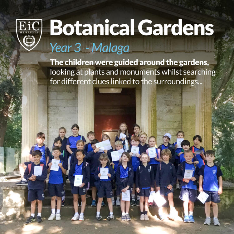 Year 3 Trip to the Historical Botanical Gardens in Malaga