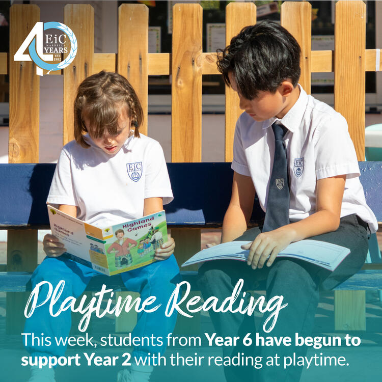 Playtime Reading - Year 2 and Year 6