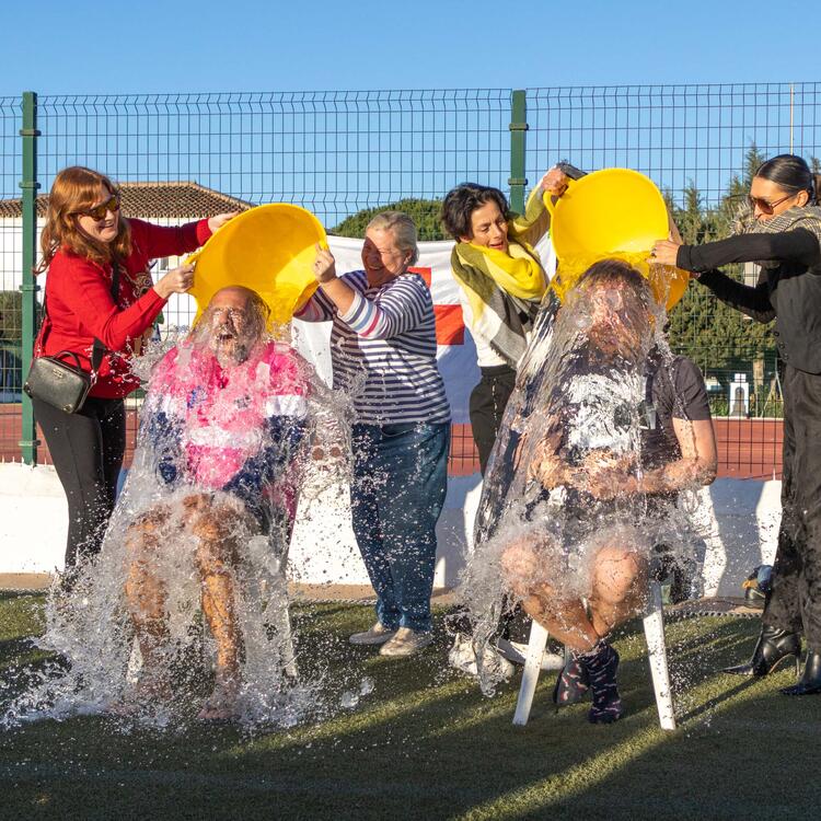 An Icy Challenge to Support the Red Cross Food Bank Appeal