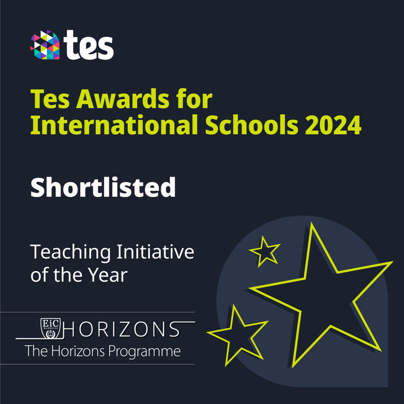 The Horizons Programme has been shortlisted for the Teaching Initiative of the Year award.