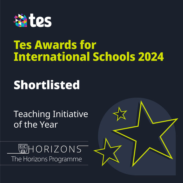 The Horizons Programme has been shortlisted for the Teaching Initiative of the Year award.