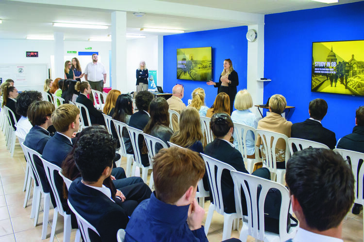 UK Universities Visit the EIC to Talk to our Year 12 Students and Parents