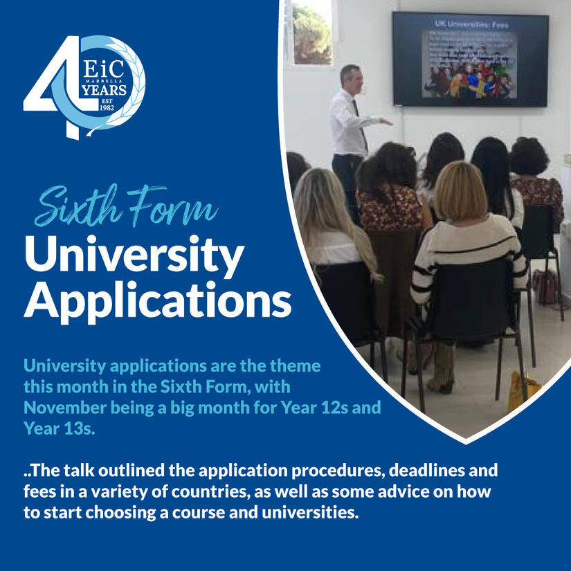 Sixth Form University Applications 2022