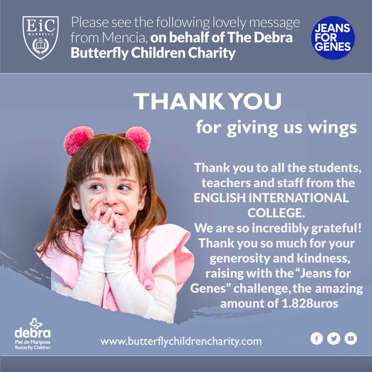 A message from The Debra Butterfly Children Charity