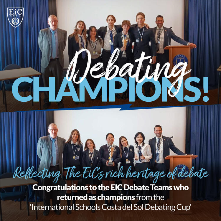 International Schools Costa del Sol Debating Cup Champions