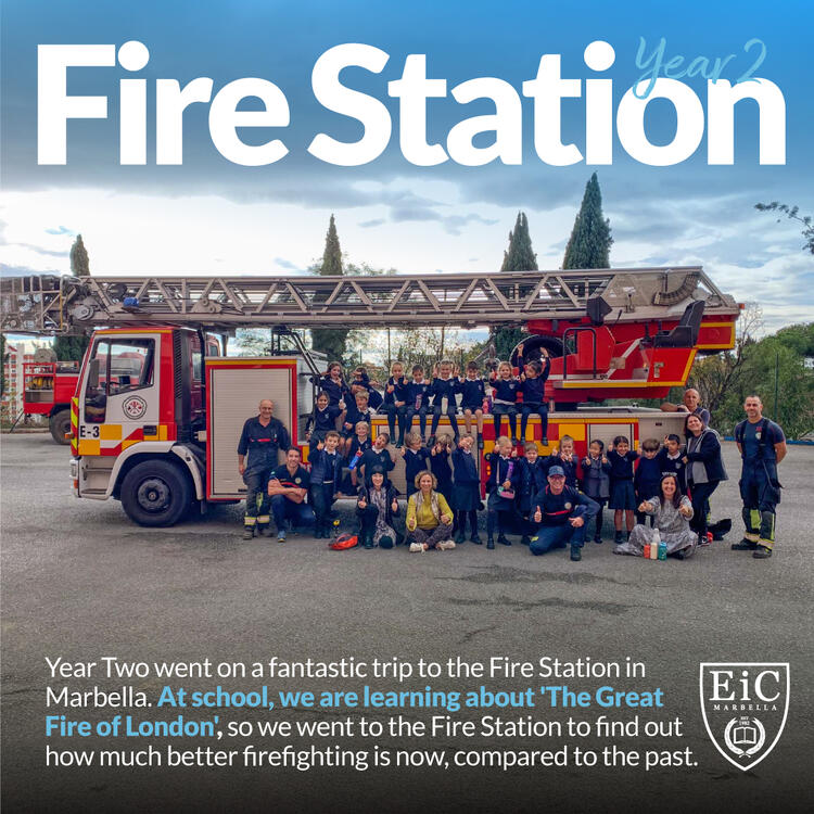 Year Two went on a fantastic trip to the Fire Station in Marbella