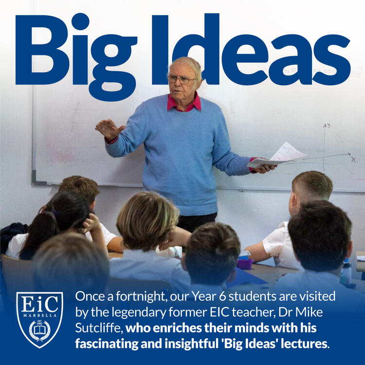 Former EIC Teacher Dr Mike Sutcliffe enriching minds with his 'Big Ideas' lectures