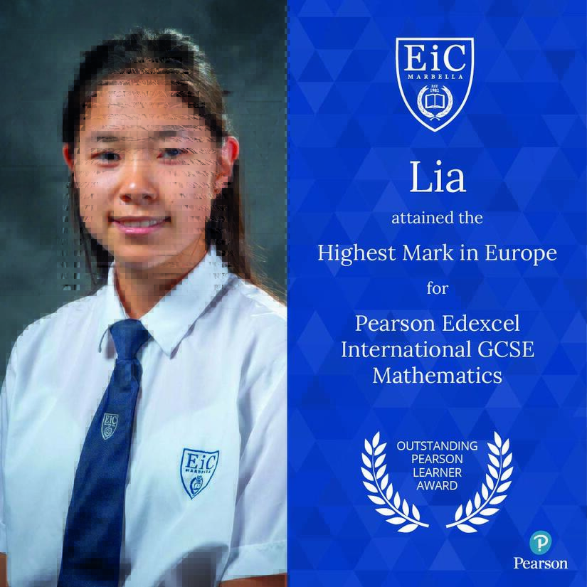 Outstanding IGCSE Results Recognition.