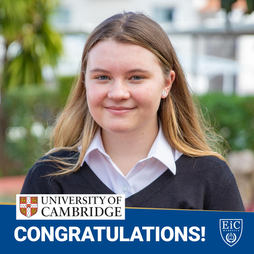 Congratulations to Summer for securing her place at Cambridge University