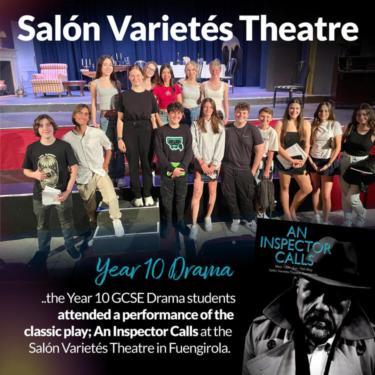Year 10 GCSE Drama students attended a performance of the classic play - An Inspector Calls